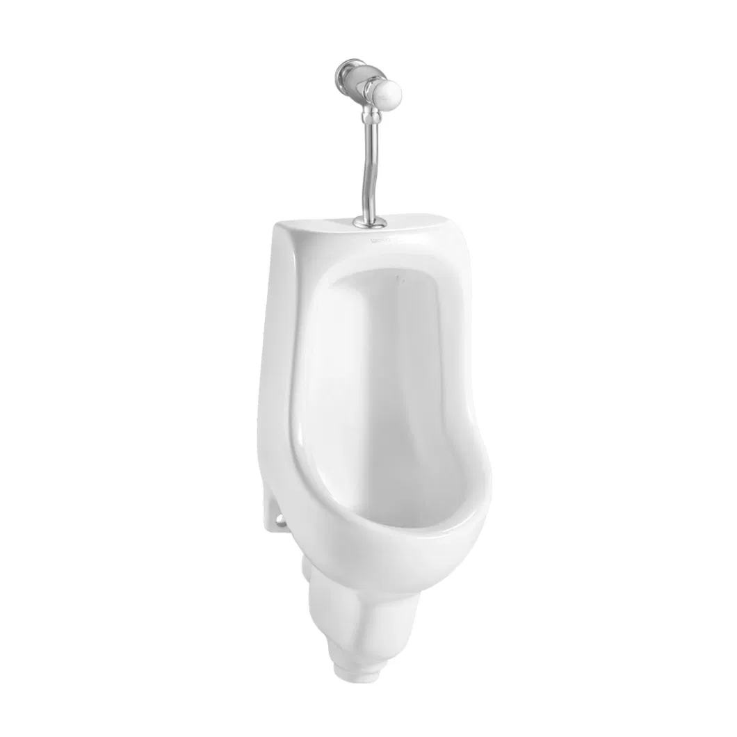 Child-Friendly Glazed White Oval Grade-a Porcelain Child Size Ceramic S-Trap Kindergarten Wall-Hung Small Urinal for Boys with Flush Value